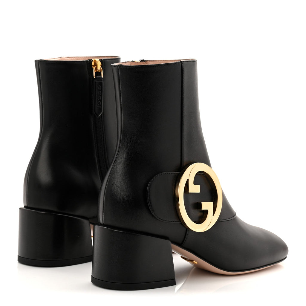MALAGA KID GG BLONDIE 55MM ANKLE BOOTS BLACK