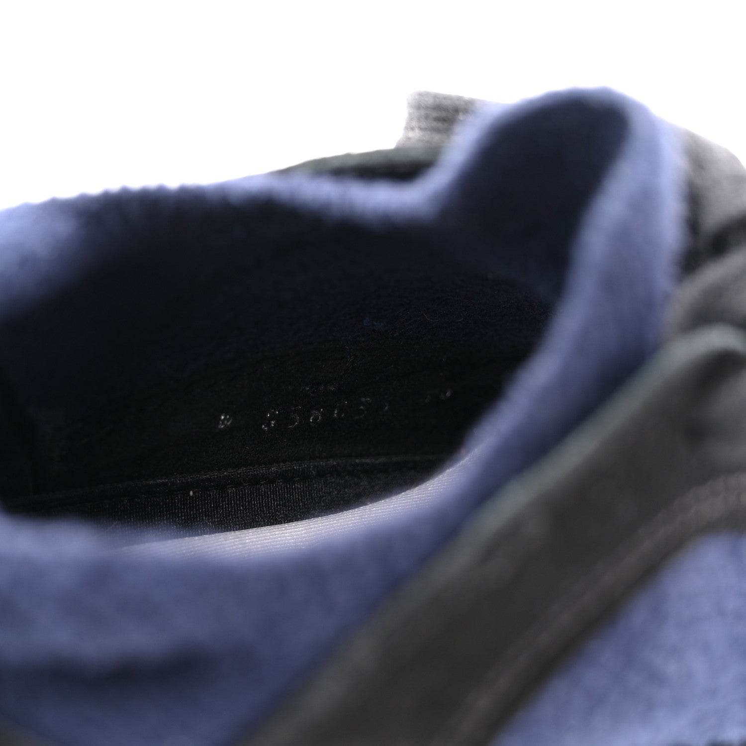 KNIT FABRIC SUEDE CALFSKIN WOMENS CC SNEAKERS NAVY BLACK