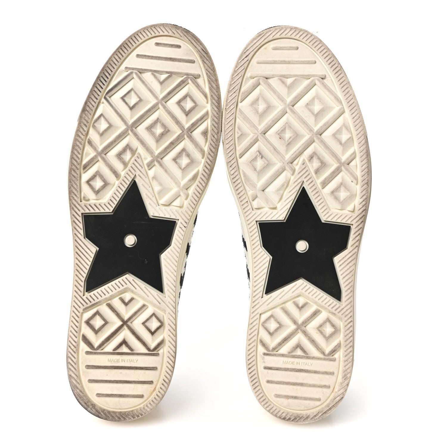 CANVAS MACRO HOUNDSTOOTH EMBROIDERED WOMENS WALK'N'DIOR LOW TOP SNEAKERS WHITE BLACK