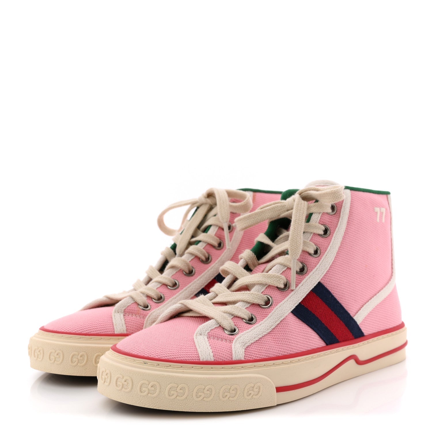 CANVAS WEB WOMENS 1977 TENNIS HIGH TOP SNEAKERS WILD ROSE MYSTIC WHITE