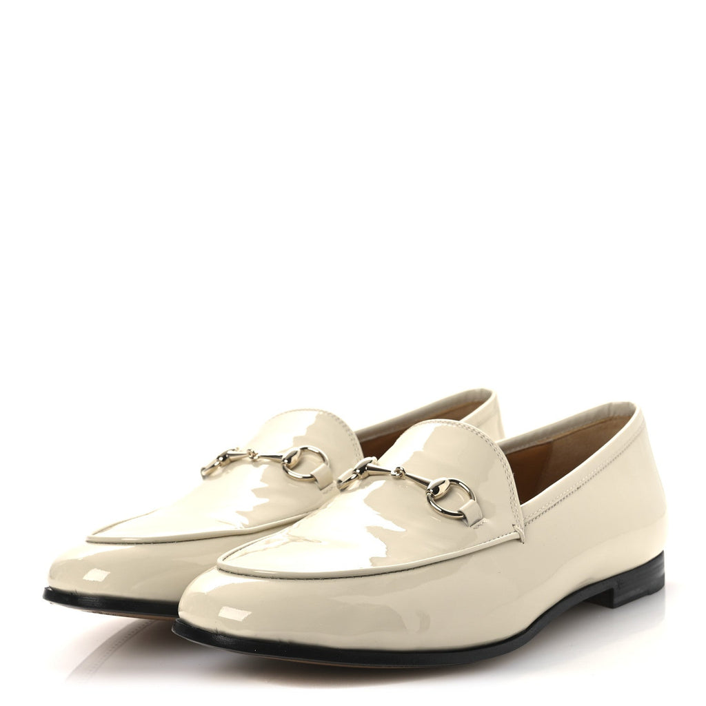 PATENT WOMENS JORDAAN LOAFERS NEW IVORY
