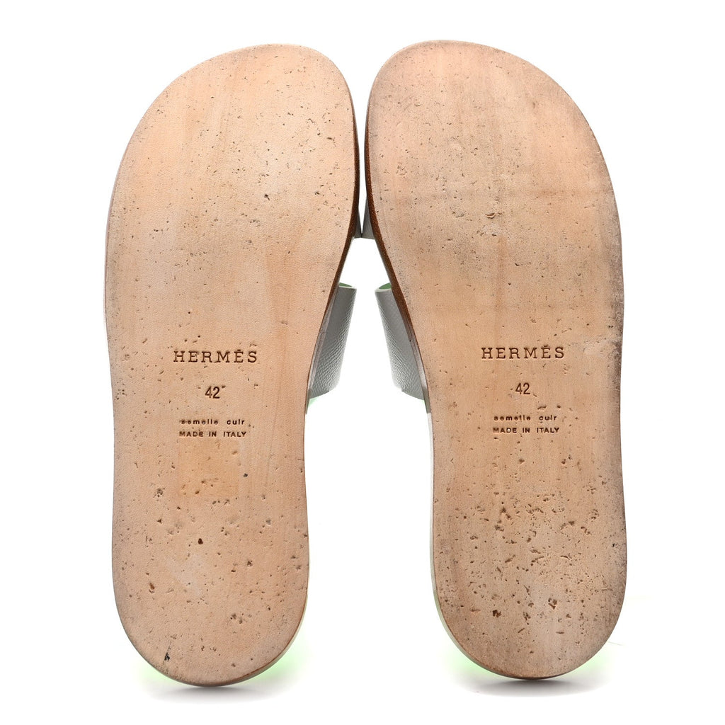 EPSOM MENS IZMIR SANDALS GRIS QUARTZ VERT FLUO