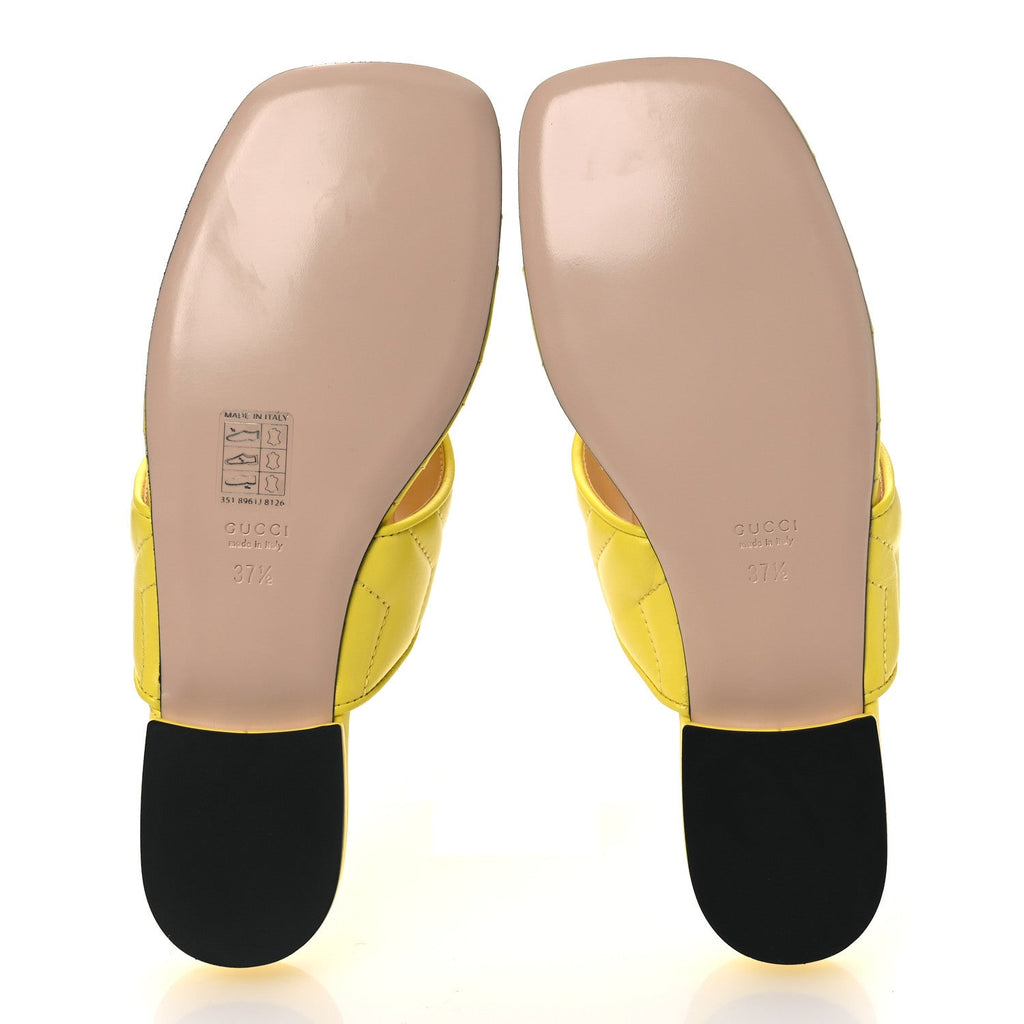 NAPPA CHARLOTTE DOUBLE G MARMONT THONG SANDALS ACID LIME