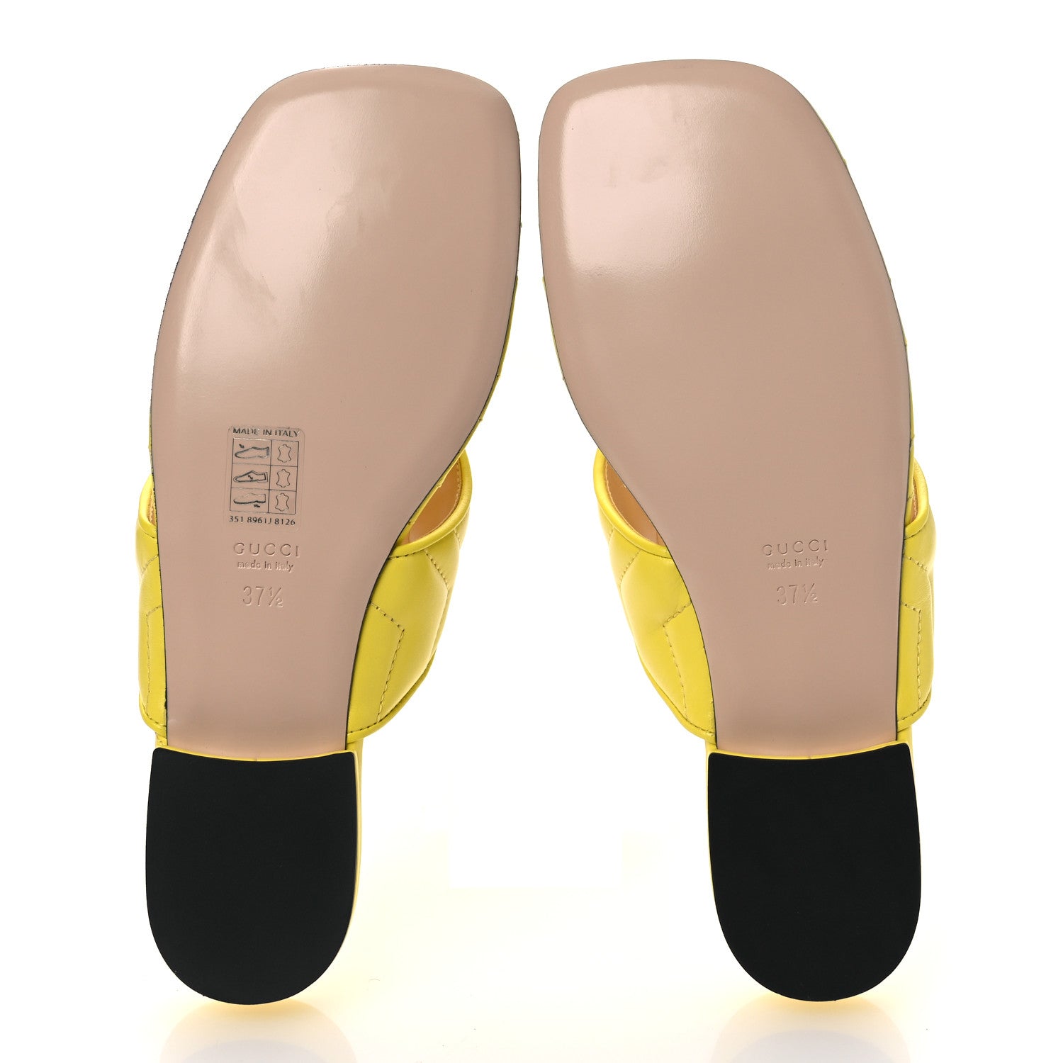 NAPPA CHARLOTTE DOUBLE G MARMONT THONG SANDALS ACID LIME