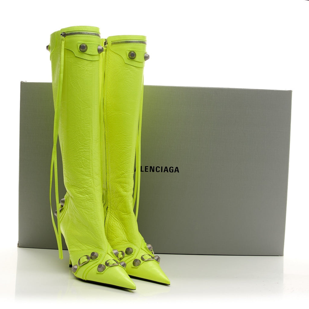 AGNEAU ARENA CAGOLE 90MM BOOTS FLUO YELLOW