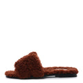 WOOLSKIN ORAN SANDALS COGNAC