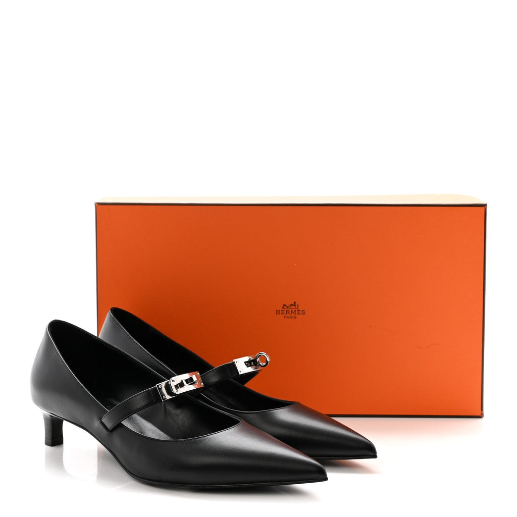 CALFSKIN KIARA PUMPS BLACK