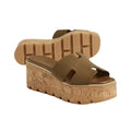 Hermès Eze 30 Sandal Beige - Olive/Khaki