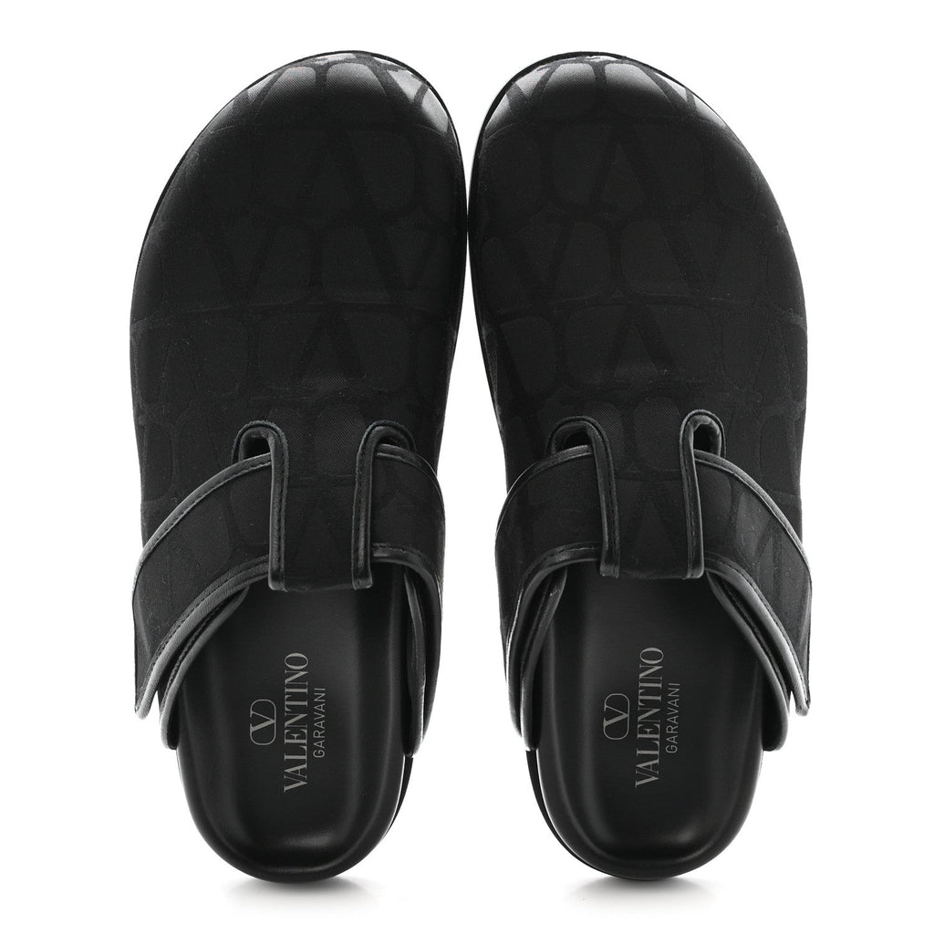 JACQUARD ICONOGRAPHE VLOGO MULES BLACK