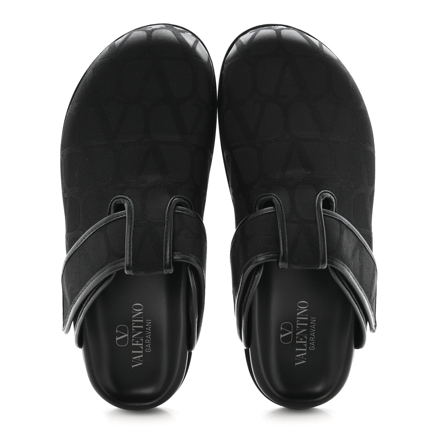 JACQUARD ICONOGRAPHE VLOGO MULES BLACK