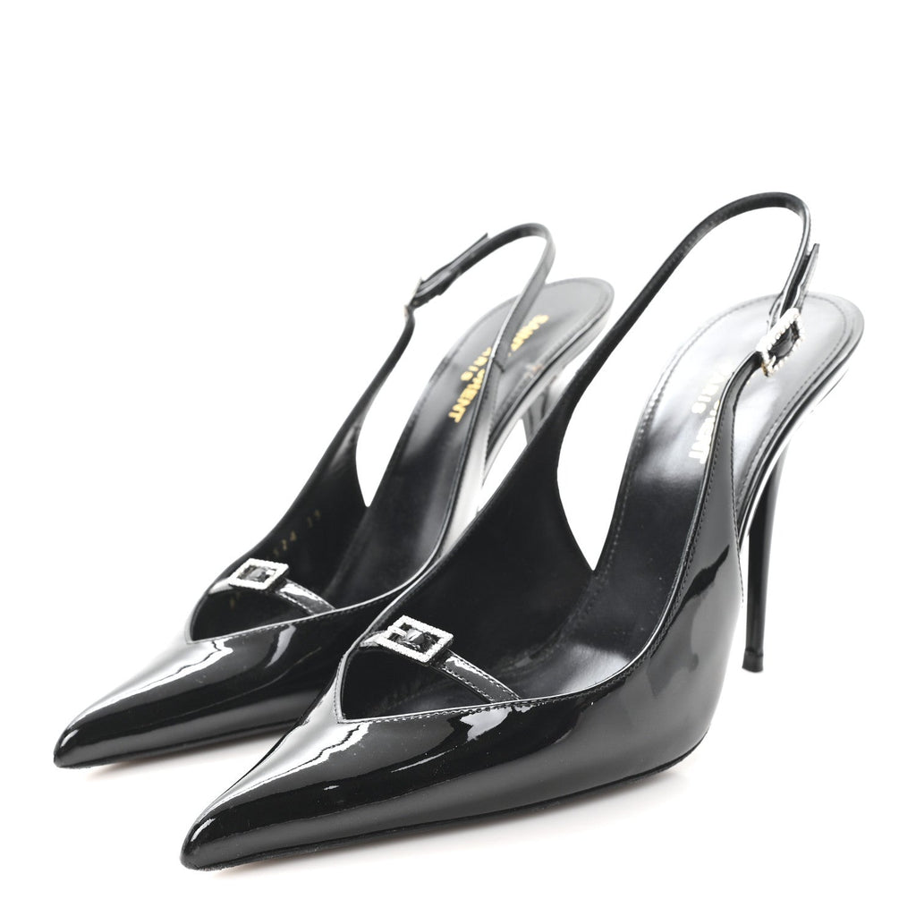 VERNICE 100 SLINGBACK LUNA PUMPS BLACK
