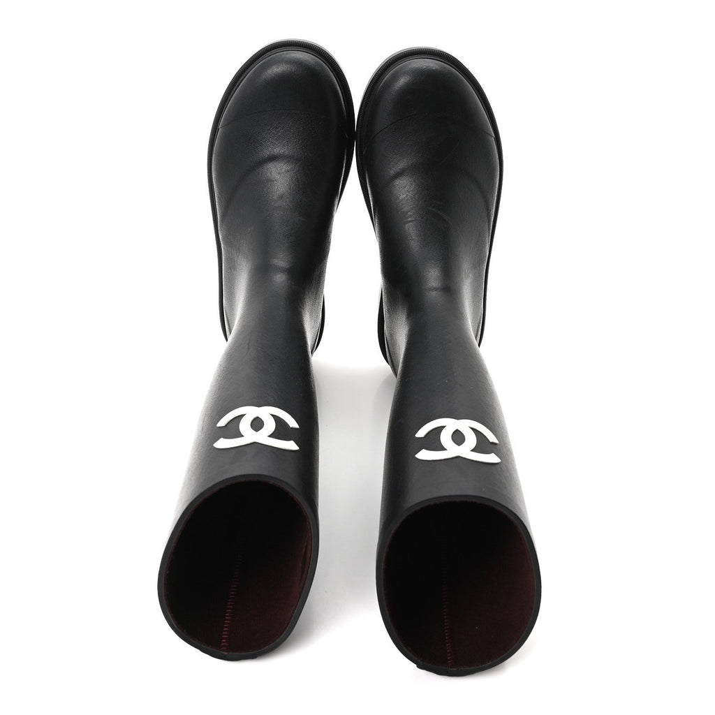 CAOUTCHOUK CC HIGH BOOTS BLACK