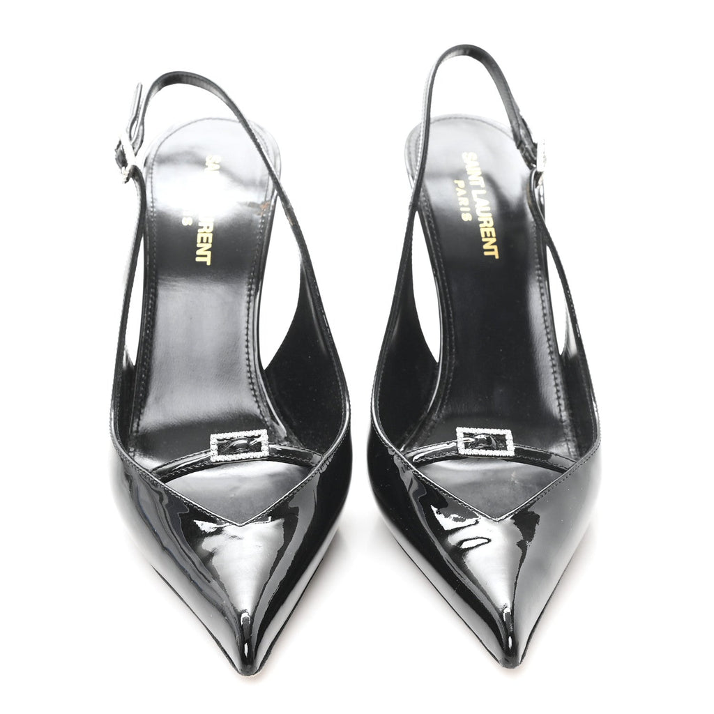 VERNICE 100 SLINGBACK LUNA PUMPS BLACK