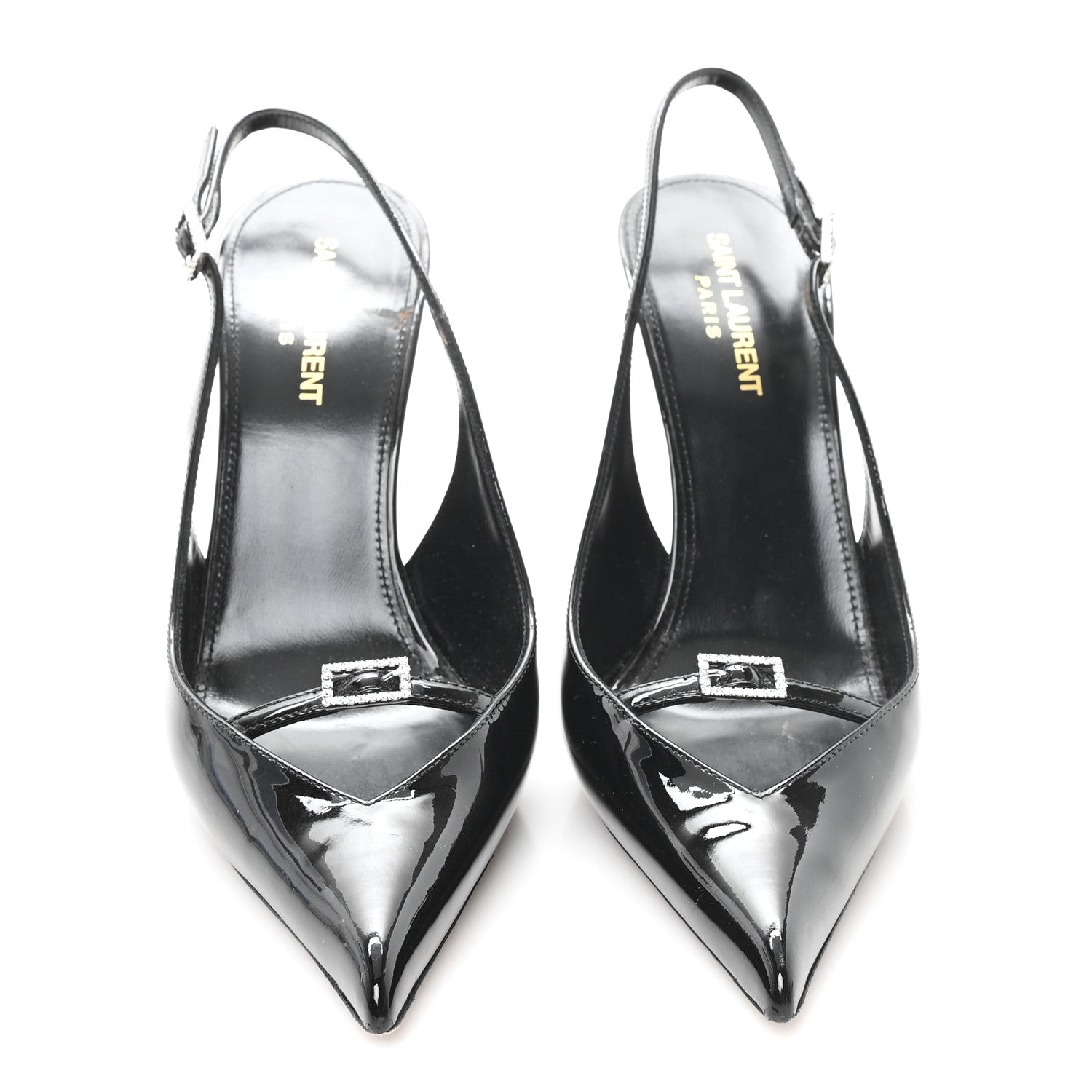 VERNICE 100 SLINGBACK LUNA PUMPS BLACK