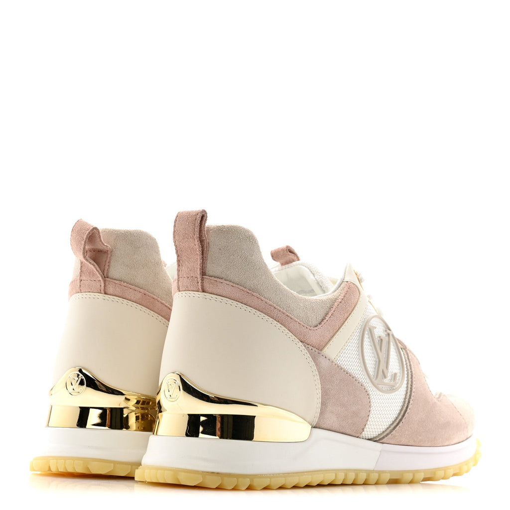 SUEDE MESH RUN AWAY SNEAKERS WHITE GREY