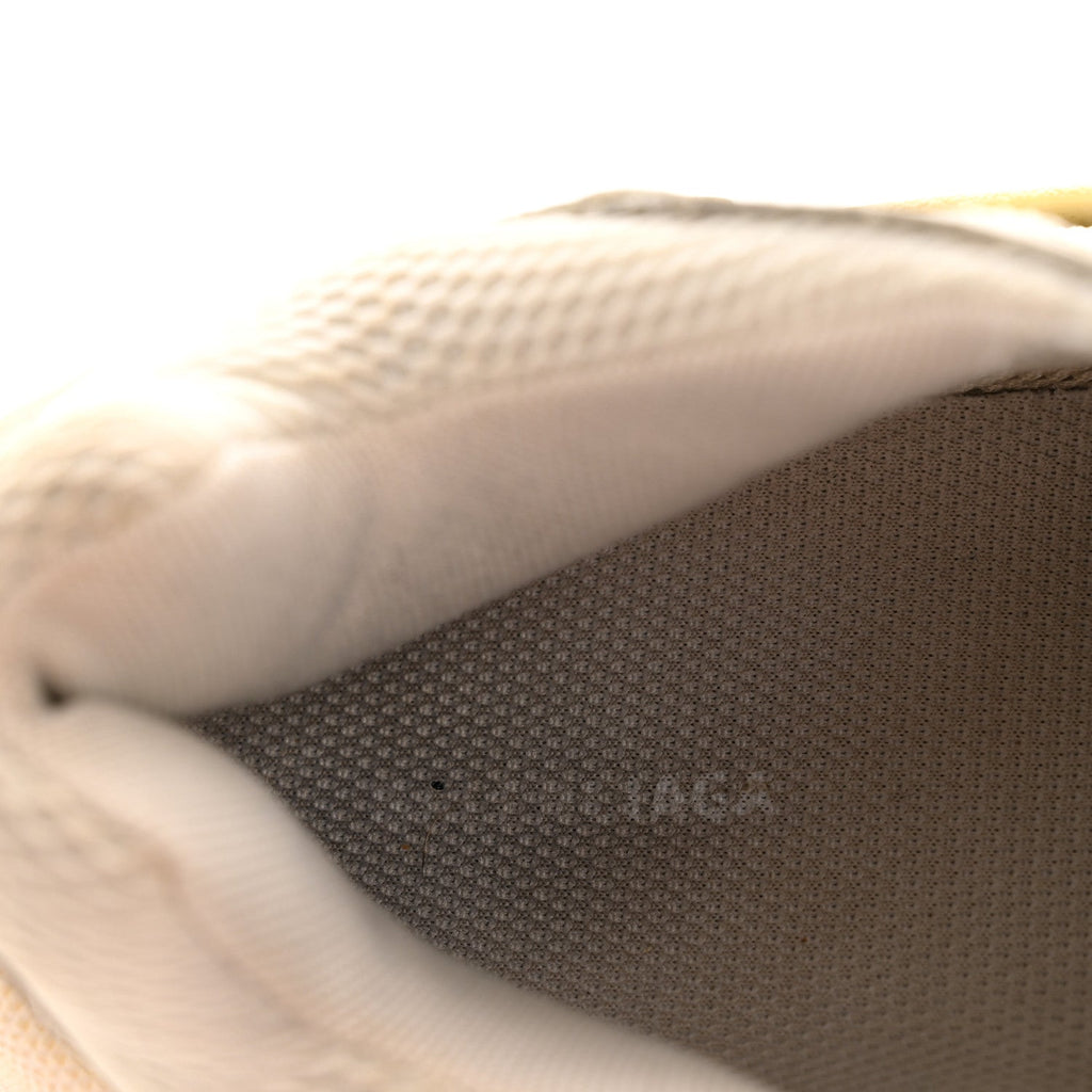 FABRIC MESH WOMENS TRIPLE S SNEAKERS WHITE