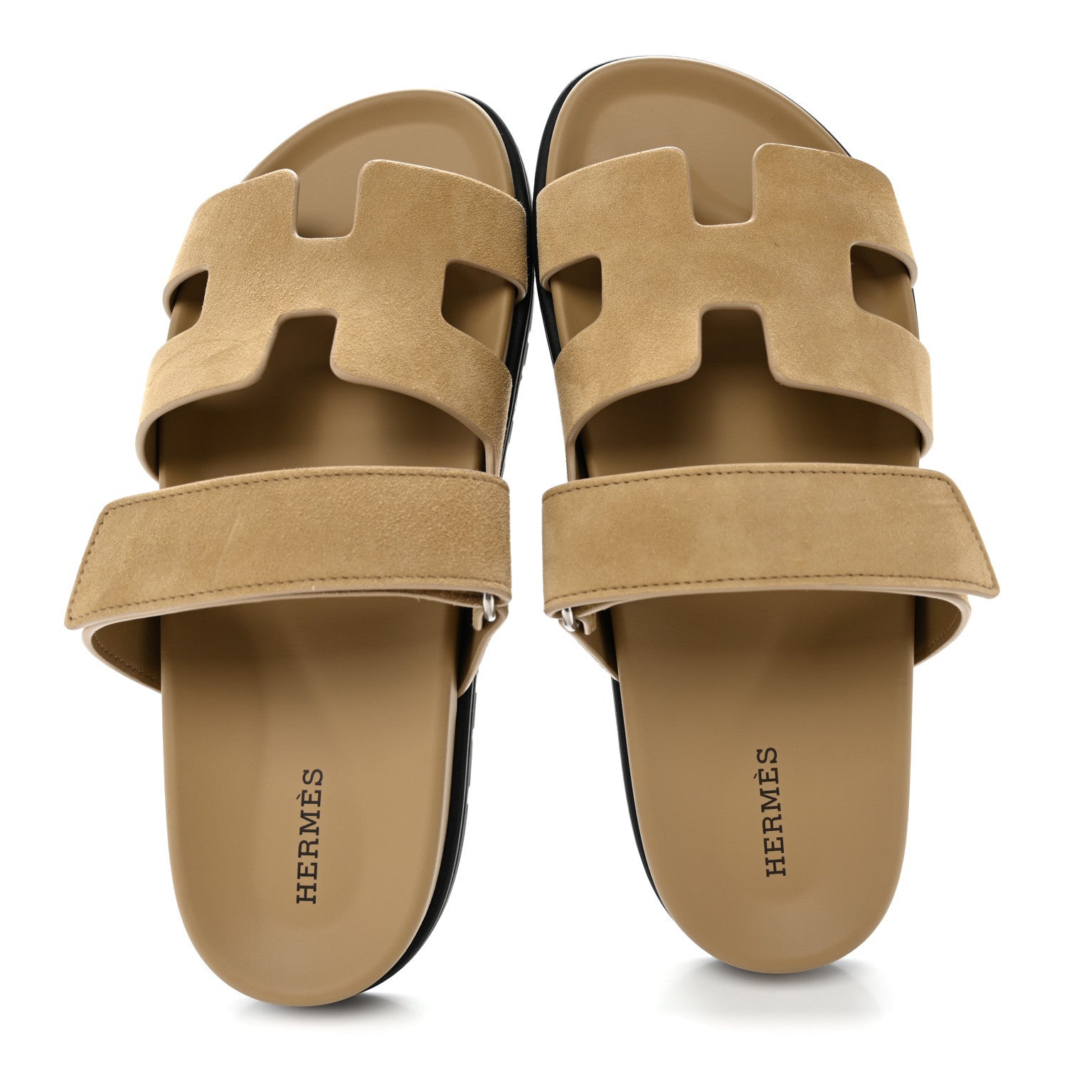 SUEDE GOATSKIN WOMENS CHYPRE SANDALS BEIGE LIN