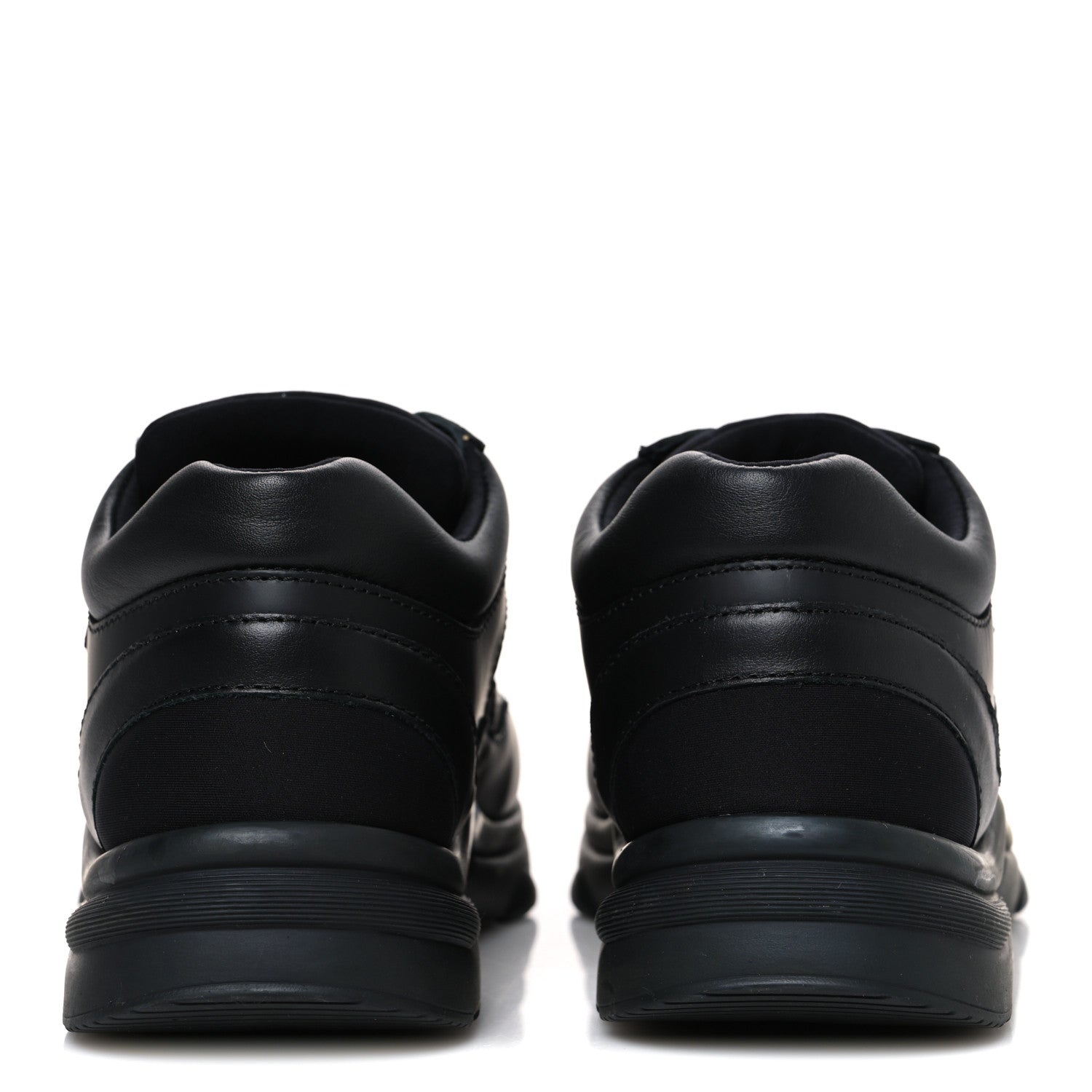 LAMBSKIN FABRIC CC SNEAKERS BLACK