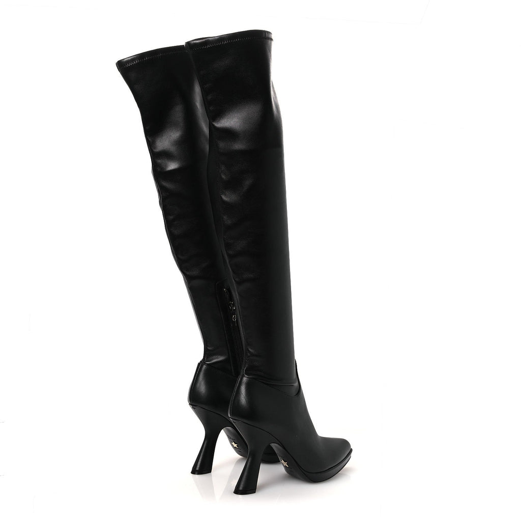 NAPPA KNEE HIGH BOOTS BLACK