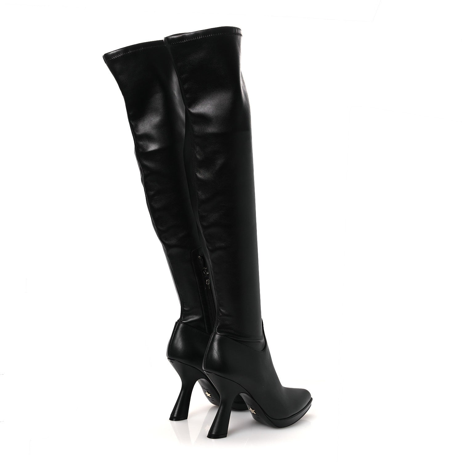 NAPPA KNEE HIGH BOOTS BLACK