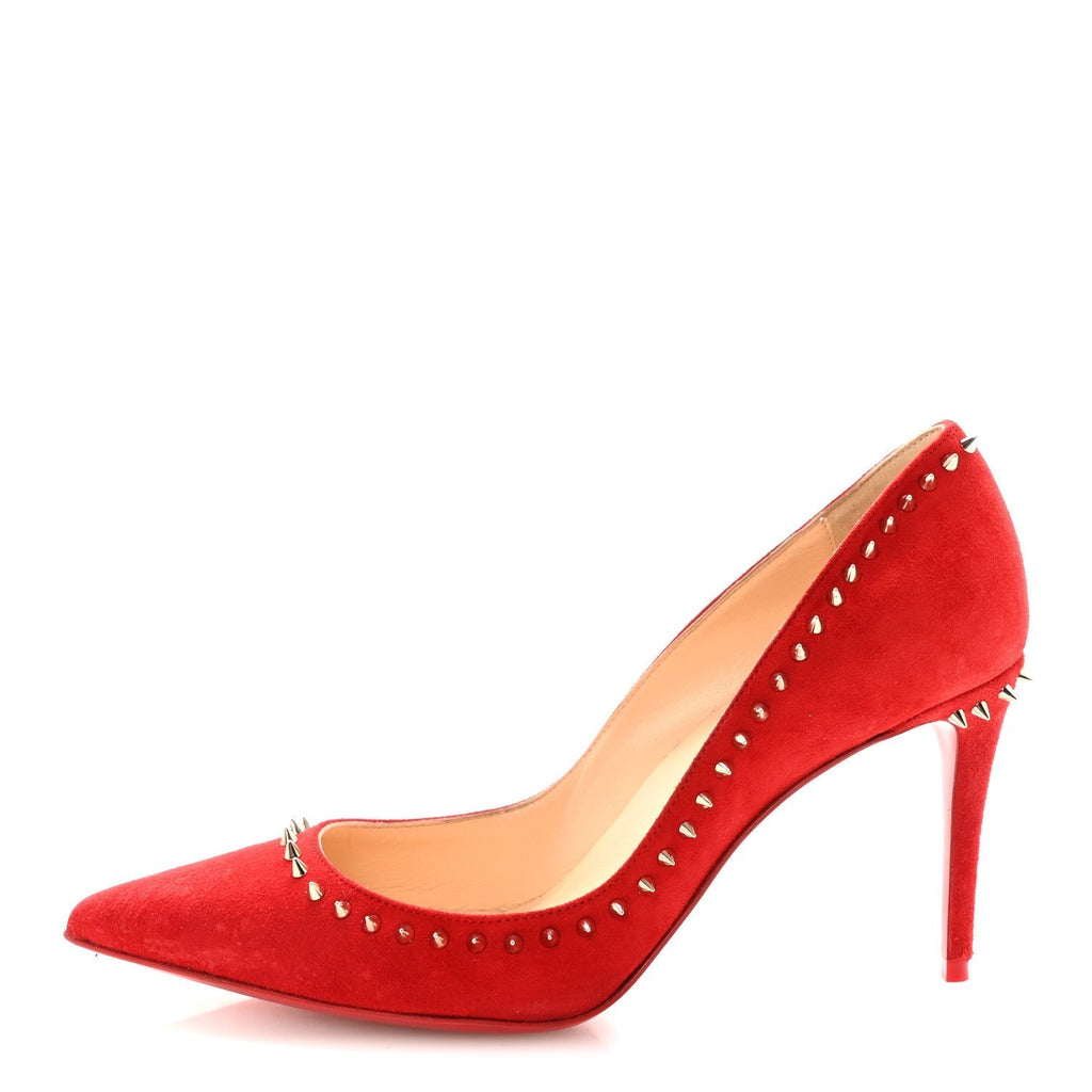 VEAU VELOURS ANJALINA 85 PUMPS LOUBI