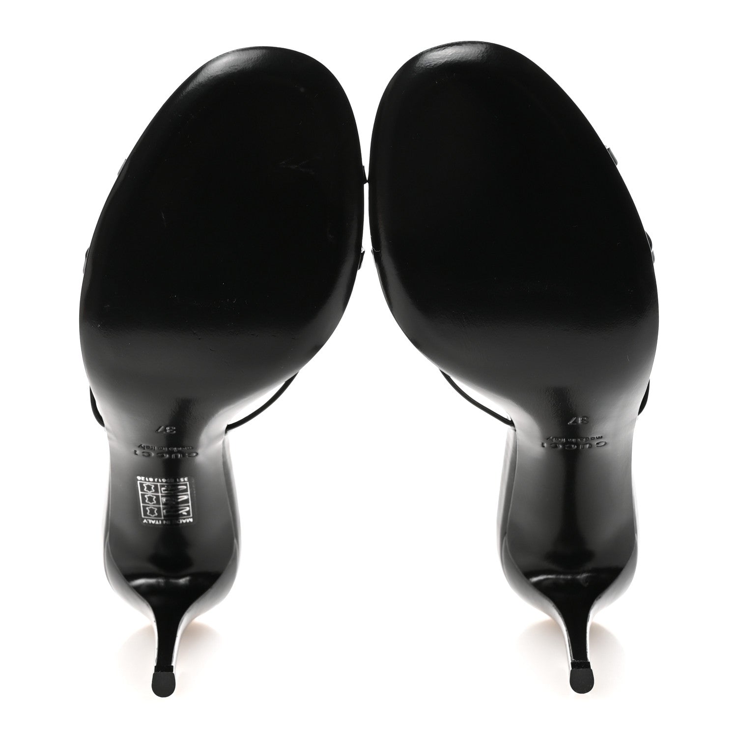 VERNICE CRYSTAL SANDALS BLACK