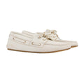 Gucci Interlocking G Boat Shoes - White
