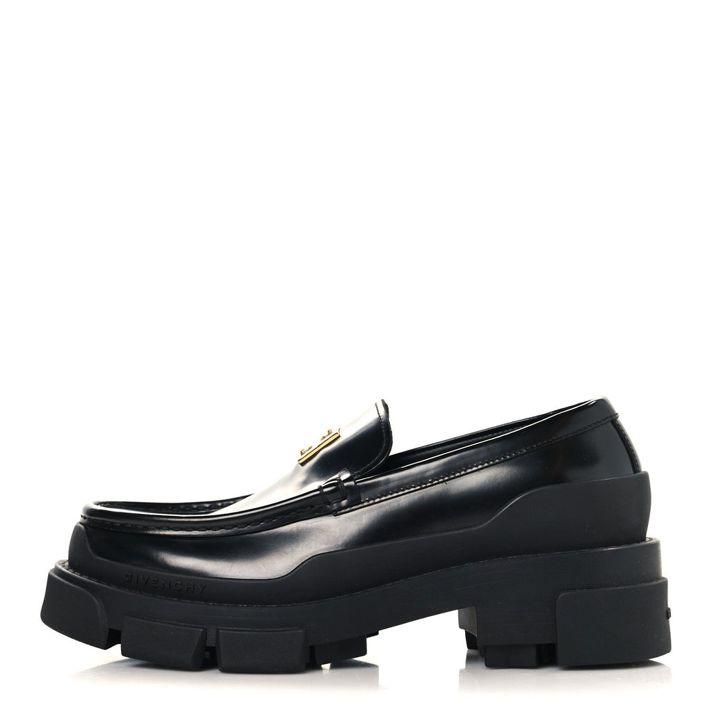 CALFSKIN TERRA MOCCASSINS BLACK