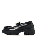 CALFSKIN TERRA MOCCASSINS BLACK
