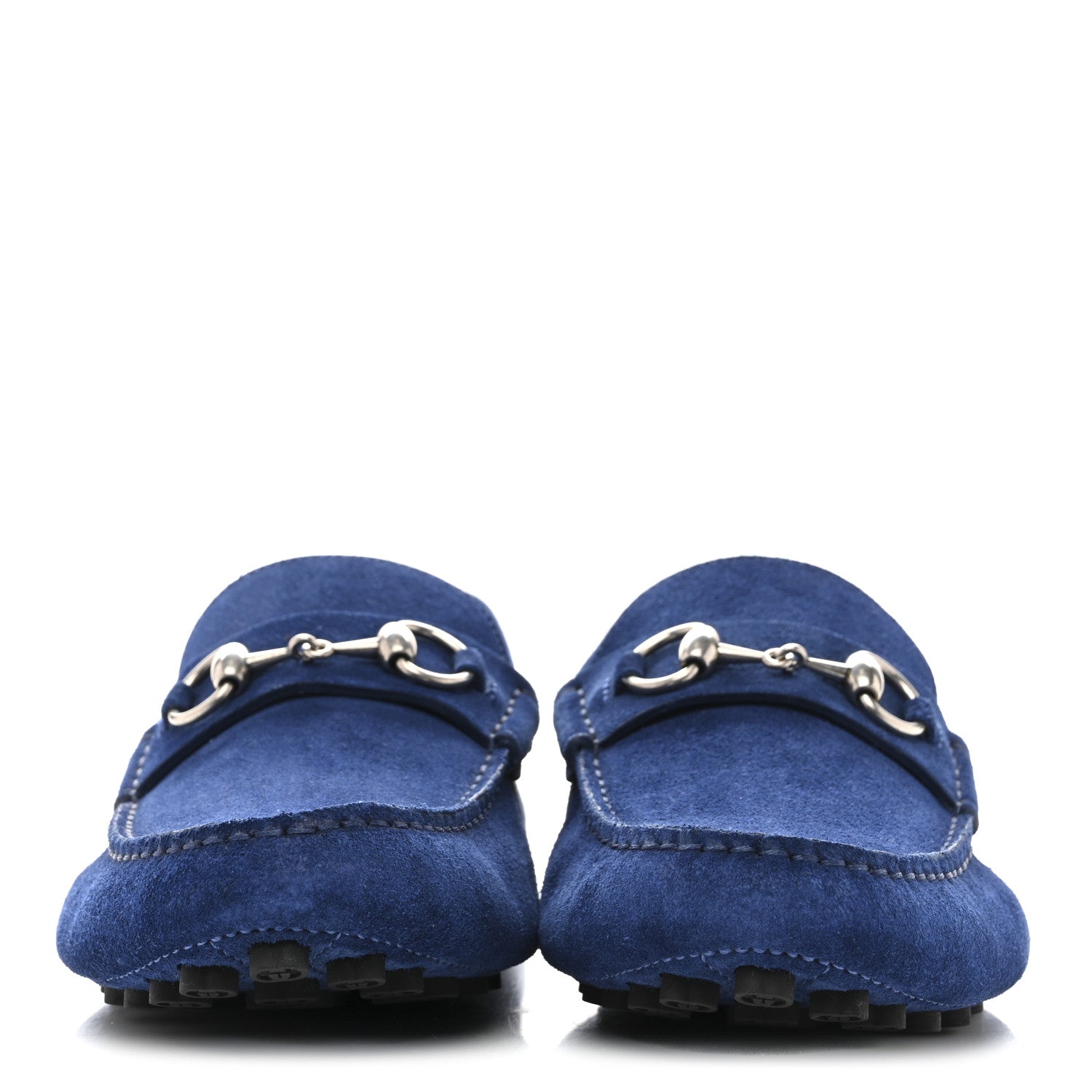 SUEDE MENS HORSEBIT DRIVER LOAFERS ROYALE