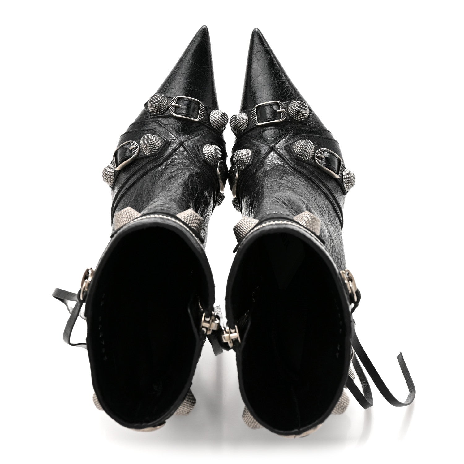 AGNEAU ARENA CAGOLE 90MM ANKLE BOOTS BLACK