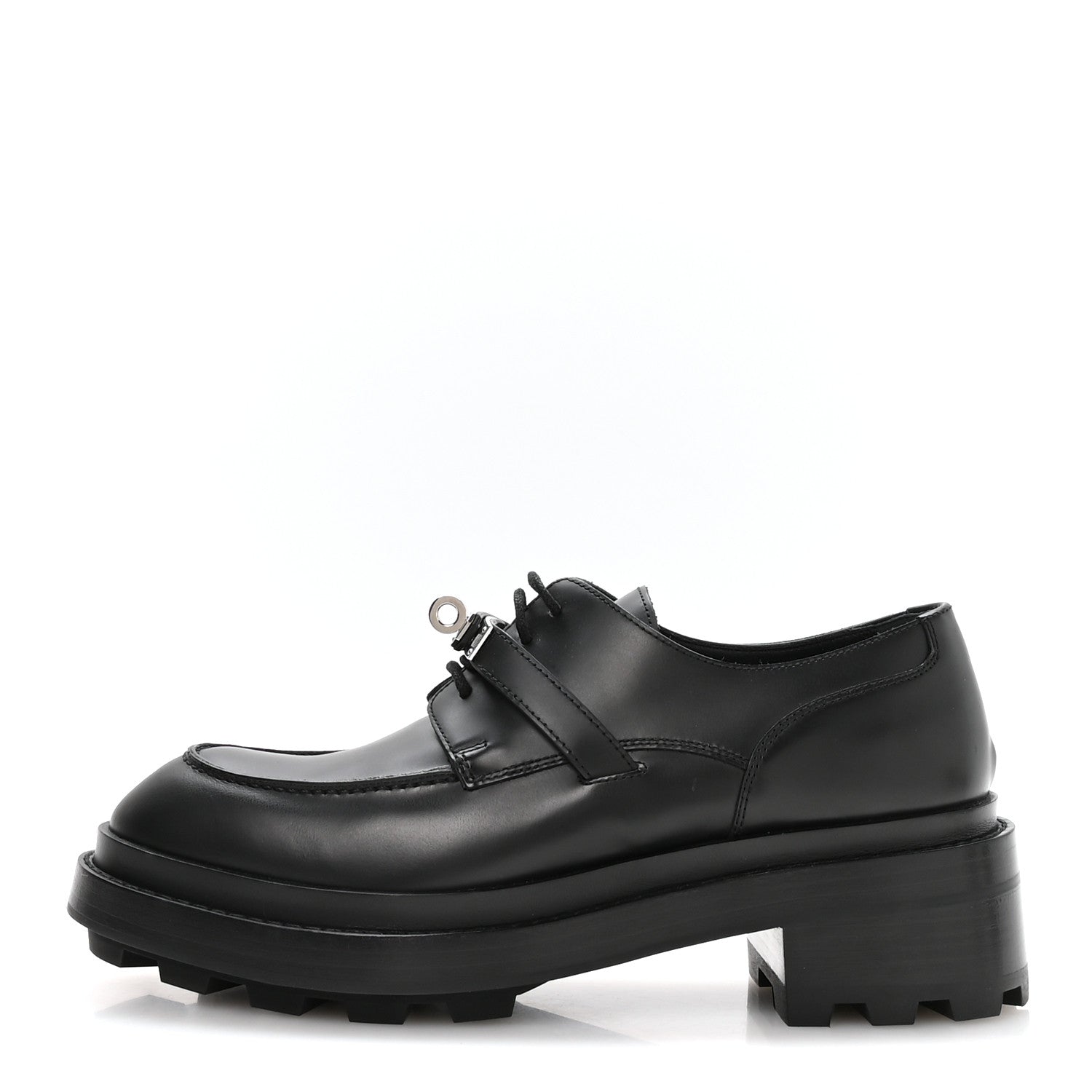 GLOSSED CALFSKIN FIRST OXFORD BLACK