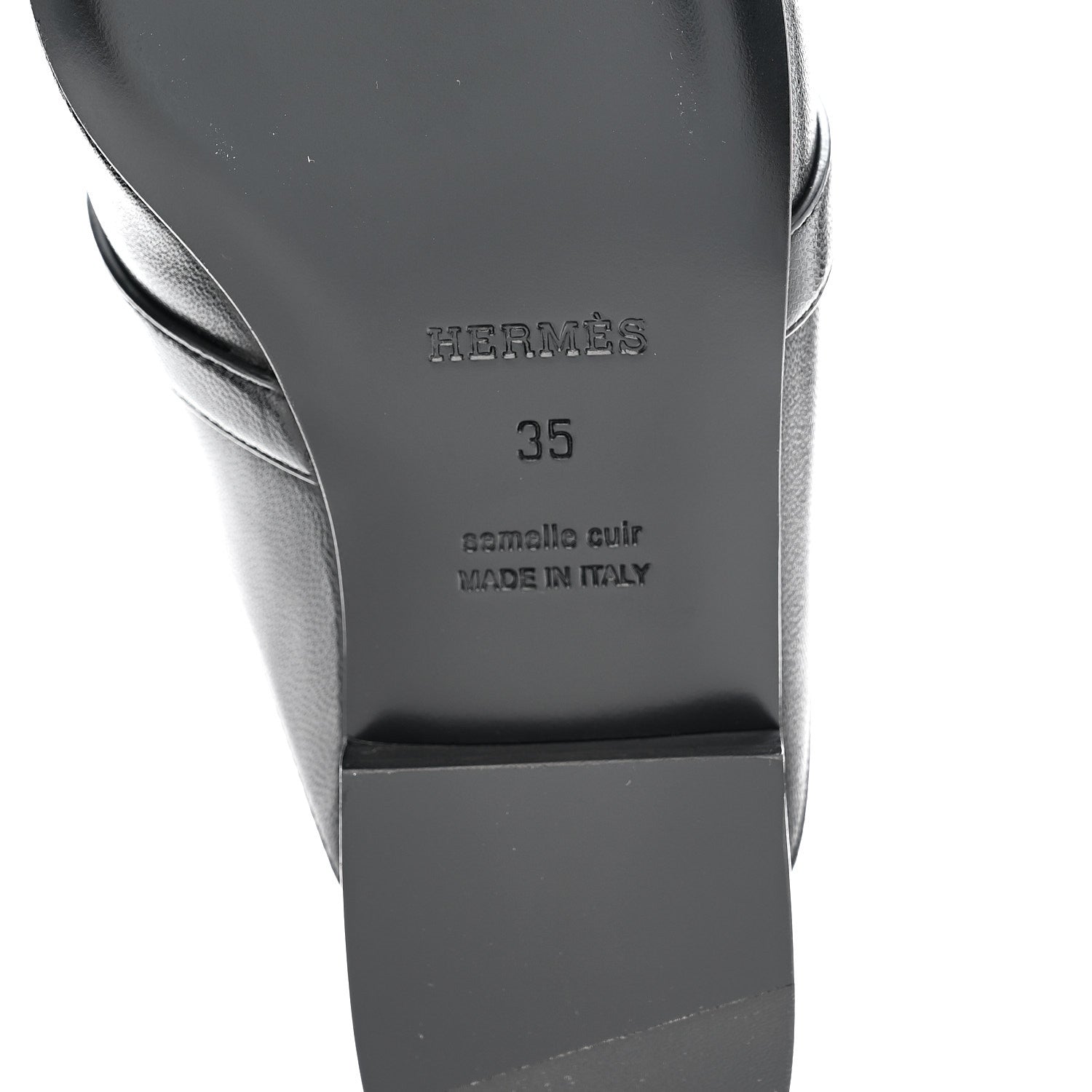 GOATSKIN OZ MULES BLACK