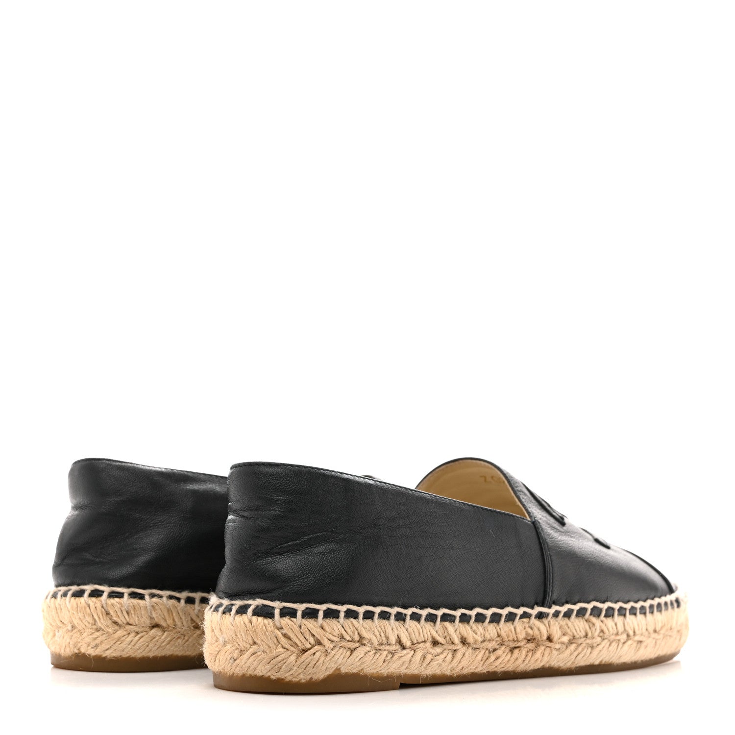 LAMBSKIN CC ESPADRILLES DARK NAVY