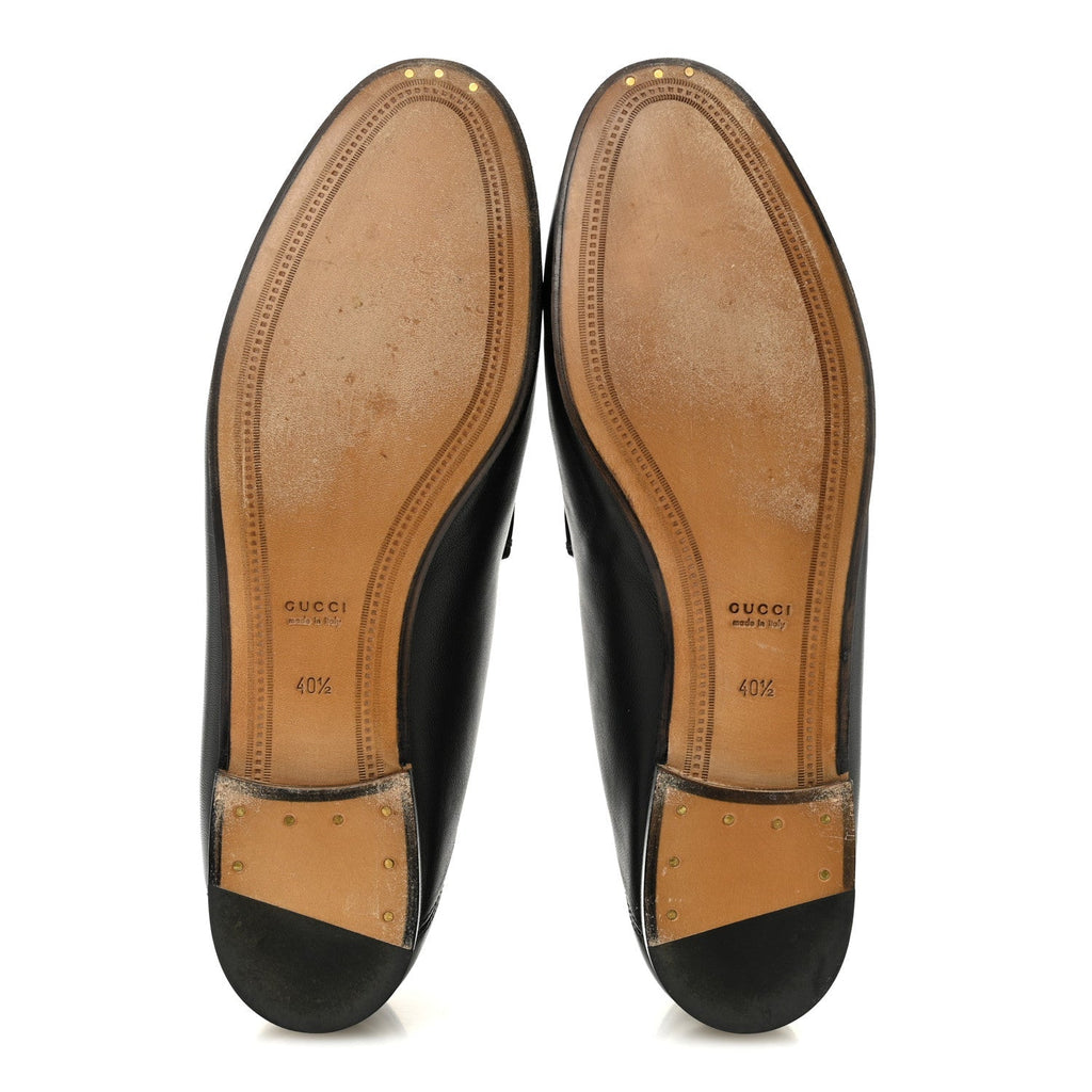 LAMBSKIN WOMENS BRIXTON HORSEBIT LOAFERS BLACK