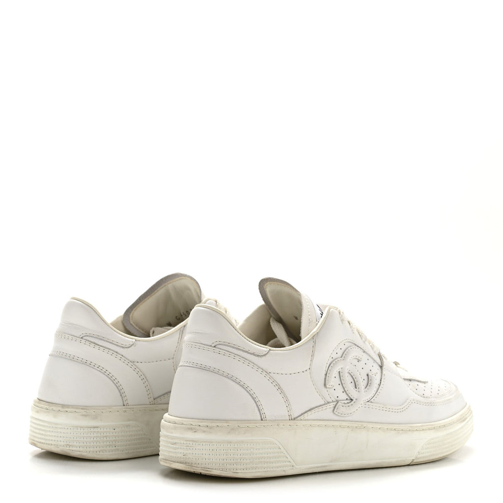 CALFSKIN CC WOMENS SNEAKERS WHITE