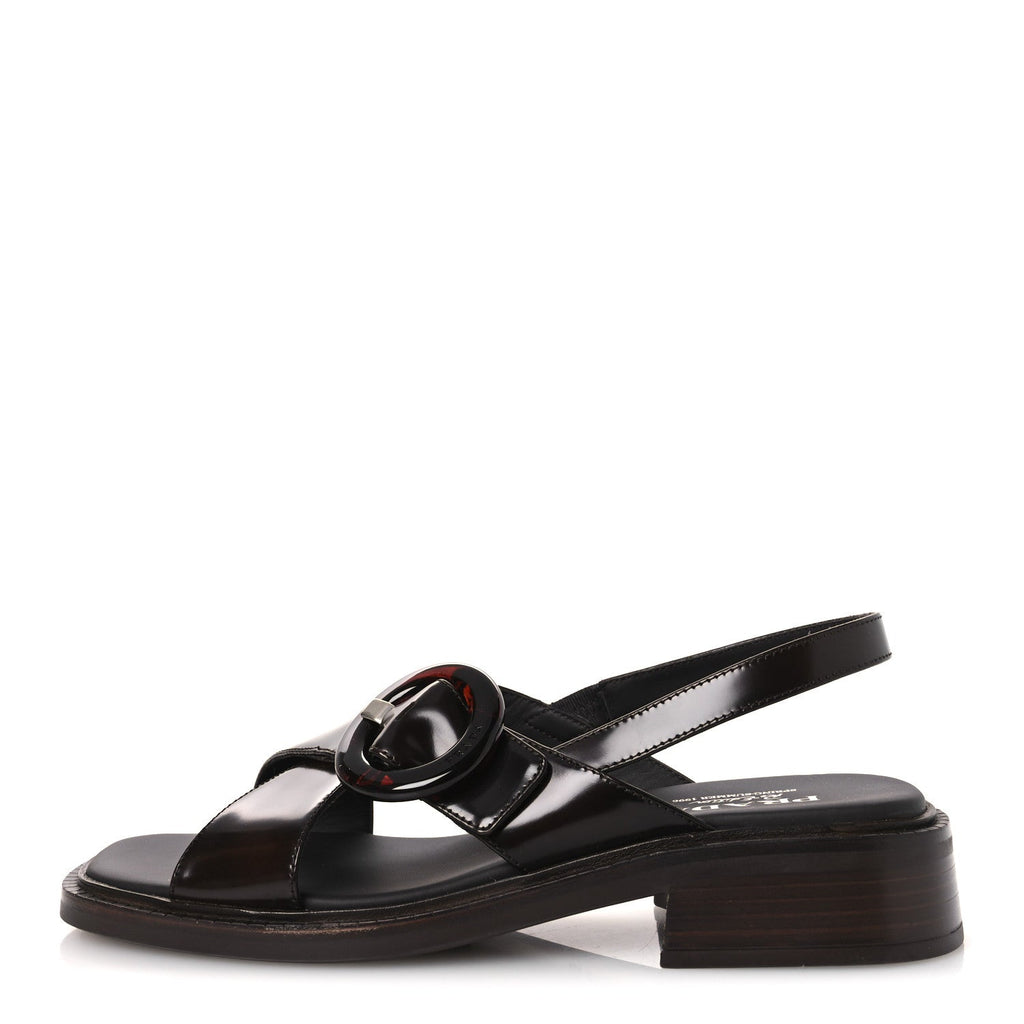 SPAZZOLATO FUME RE-EDITION 1996 BUCKLE SANDALS BRUCIATO