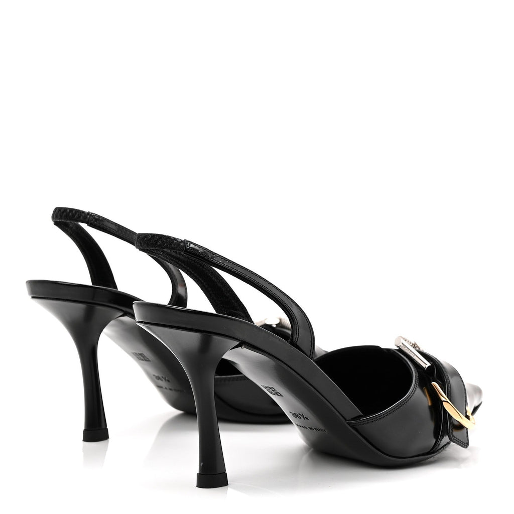 NAPPA VOYOU SLINGBACK 75MM SANDALS BLACK