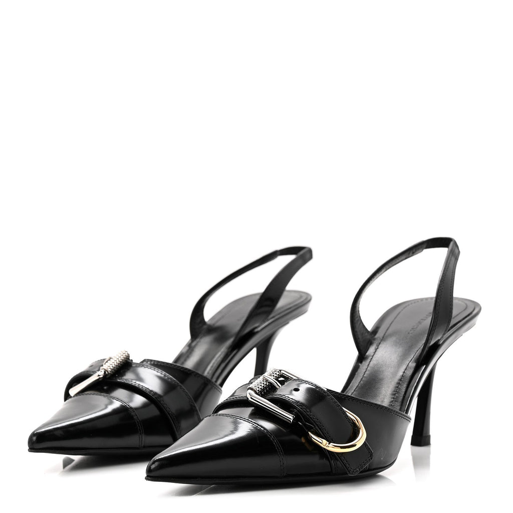 NAPPA VOYOU SLINGBACK 75MM SANDALS BLACK