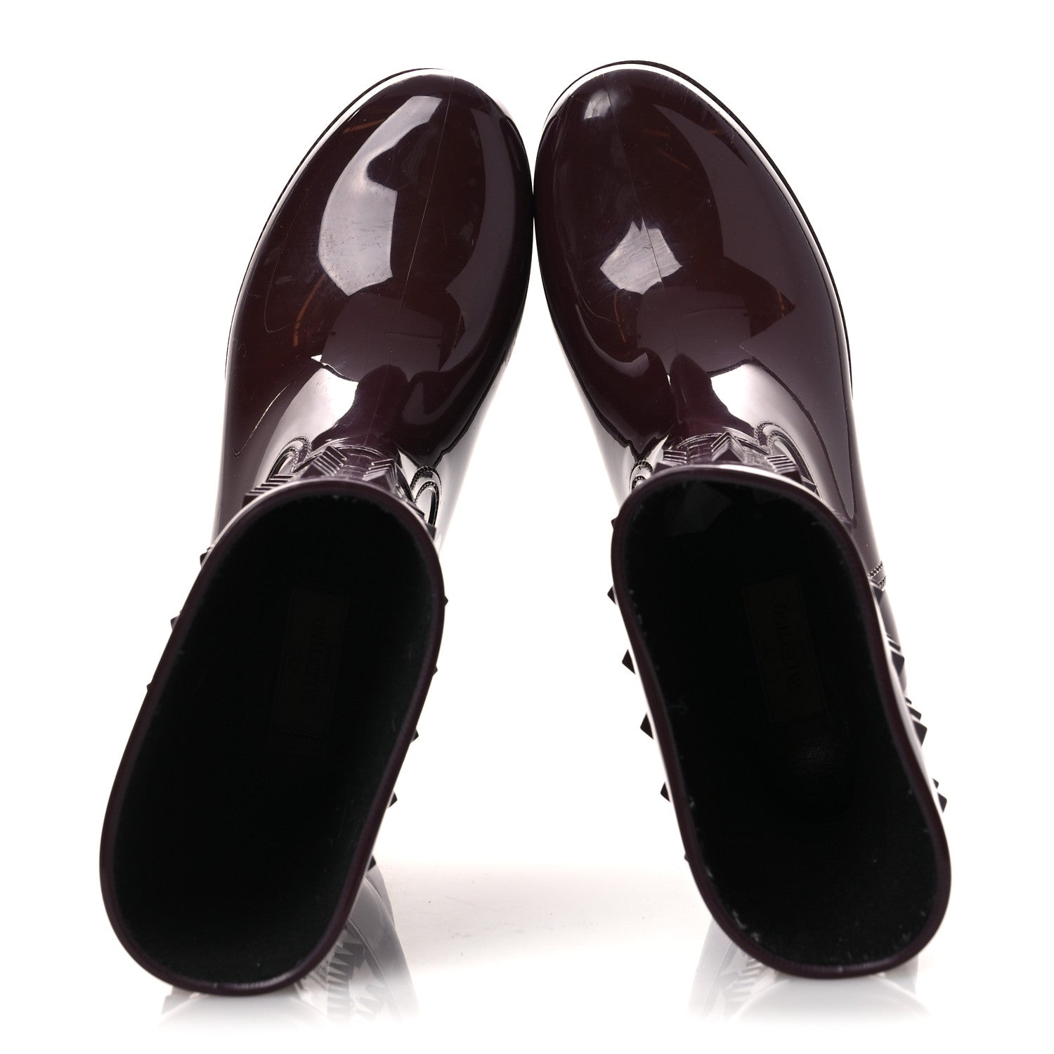 RUBBER ROCKSTUD SHORT RAINBOOTS RUBIN