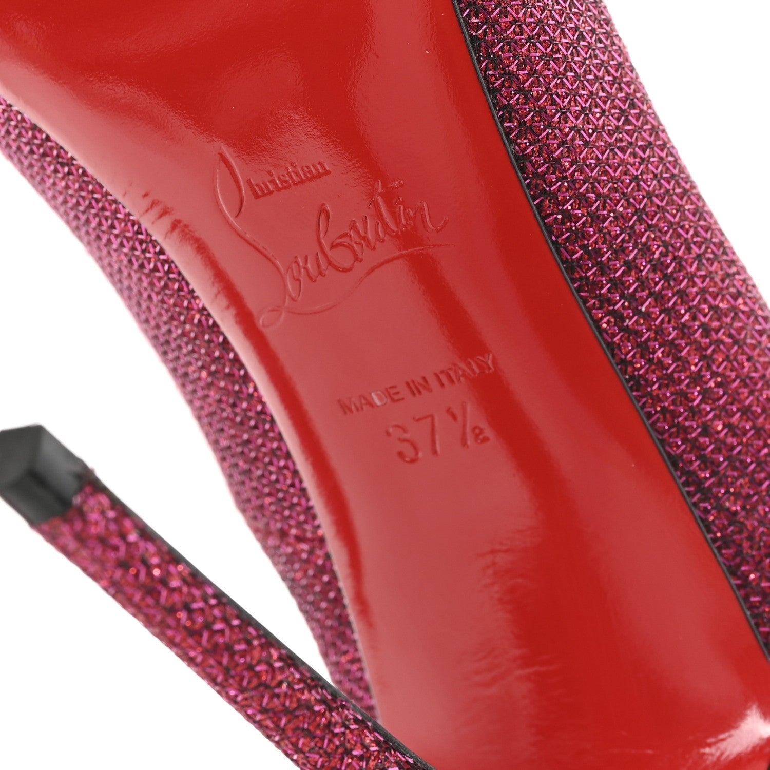 GLITTER TISSE PIGALLE FOLLIES 120 PUMPS CASSIS