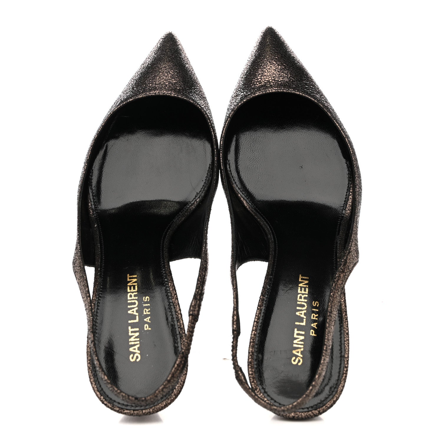 EVORA CHARLOTTE 55 SLINGBACK PUMPS GUNMETAL