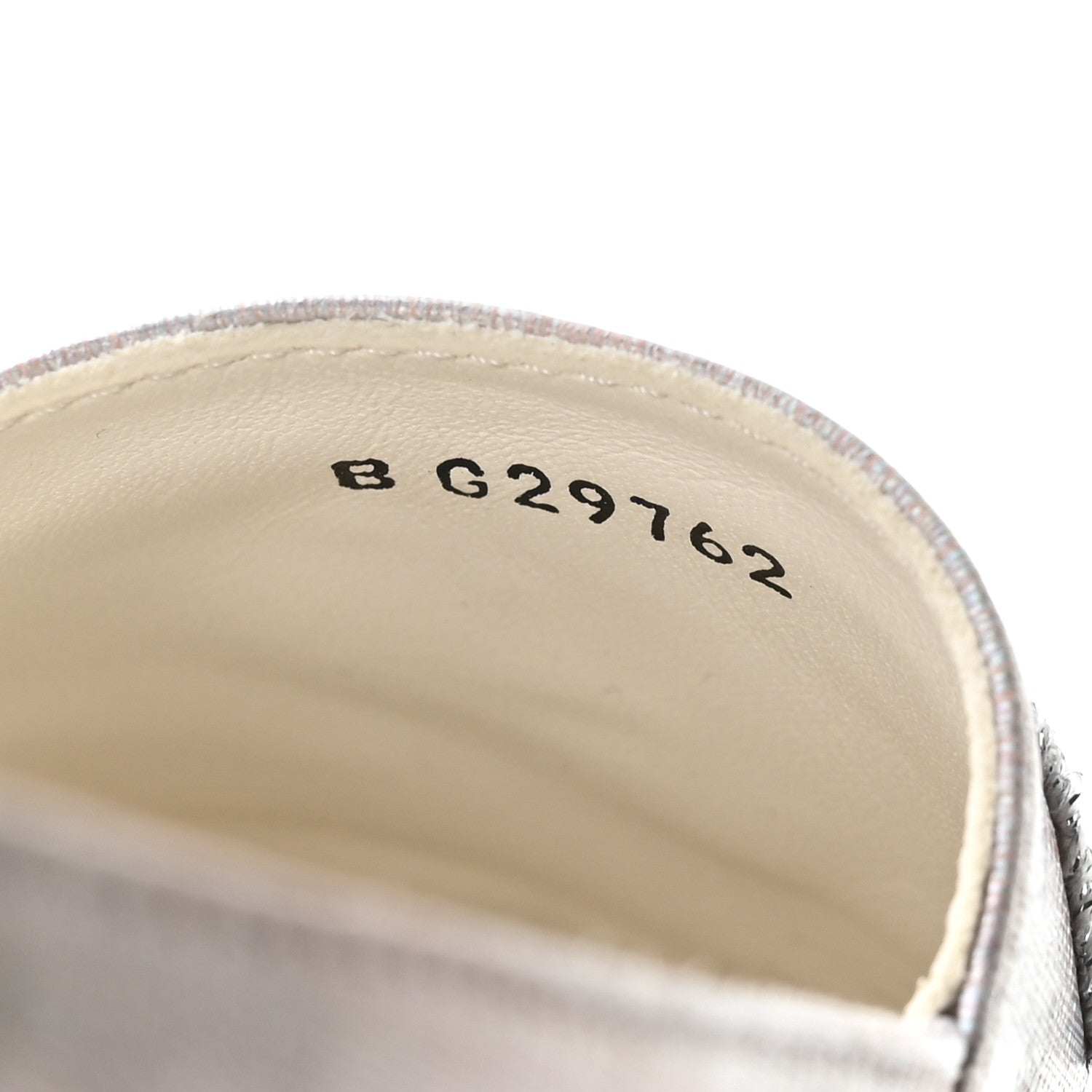 LAMINATED LAMBSKIN GROSGRAIN EMBROIDERED CC ESPADRILLES PINK SILVER BLACK