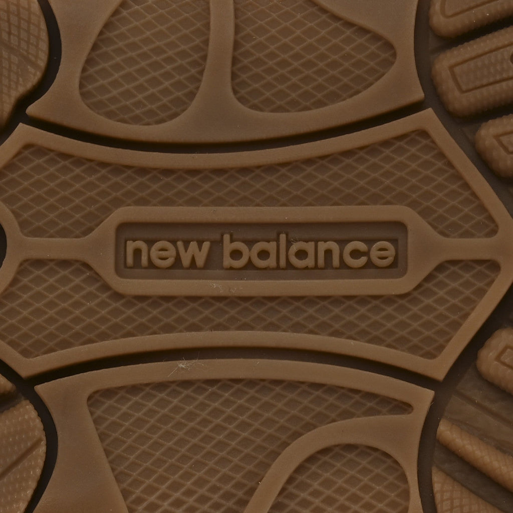 X NEW BALANCE BLEACHED CALFSKIN 530 SL SLIP-ON SNEAKERS MULES WHITE
