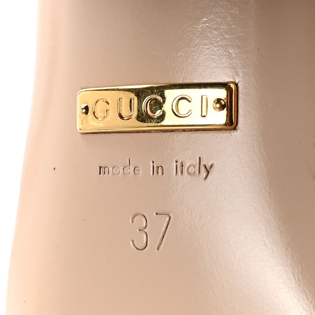 LIFFORD CALFSKIN GG MARMONT ANKLE WRAP 105MM SANDALS BLACK