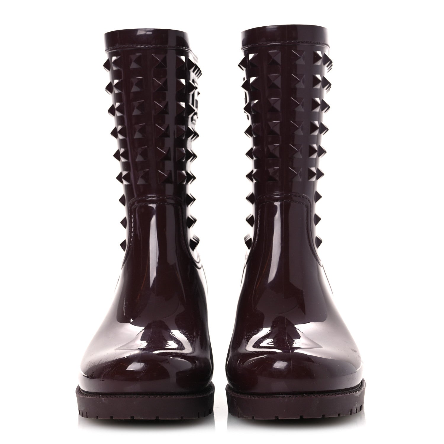 RUBBER ROCKSTUD SHORT RAINBOOTS RUBIN