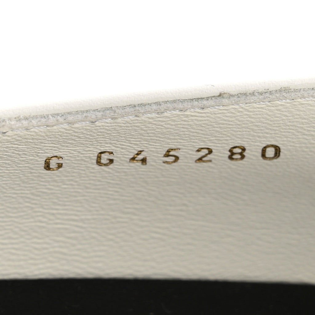 CALFSKIN PATENT MARY JANES FLATS WHITE BLACK