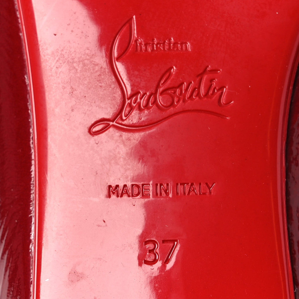 PATENT SWEETIE JANE BALLERINA FLATS LOUBI