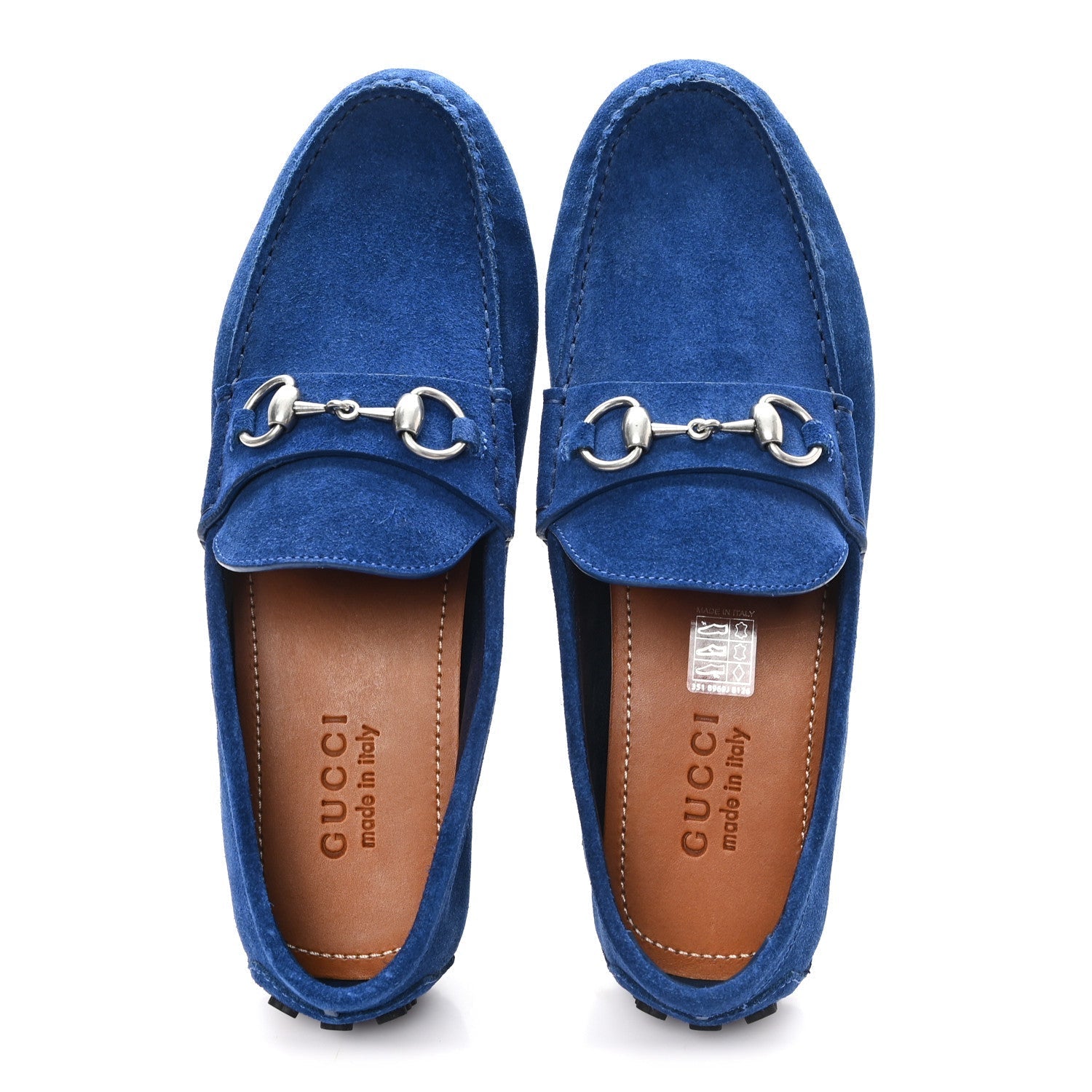 SUEDE MENS HORSEBIT DRIVER LOAFERS ROYALE