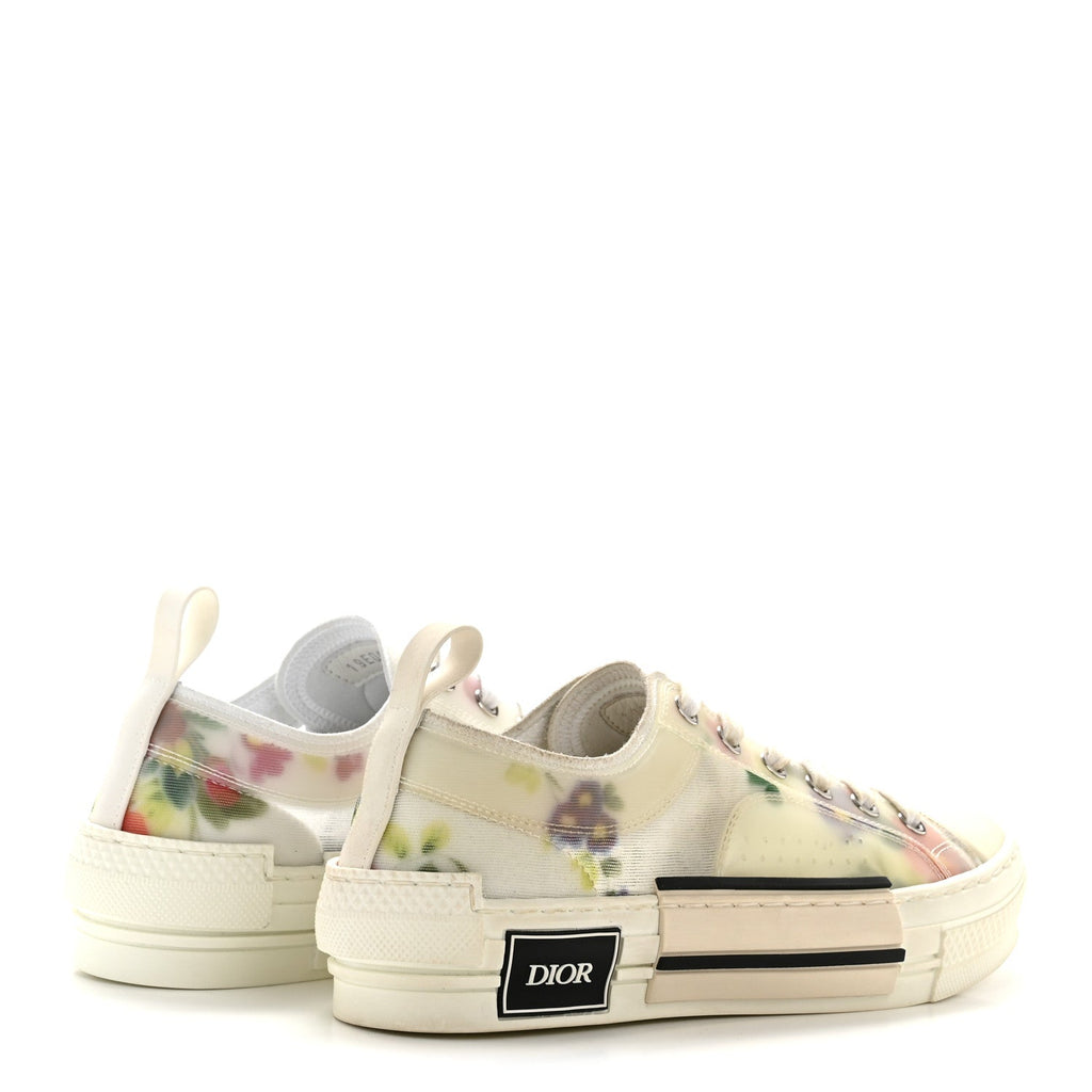TECHNICAL CANVAS FLORAL B23 LOW TOP SNEAKERS WHITE MULTICOLOR